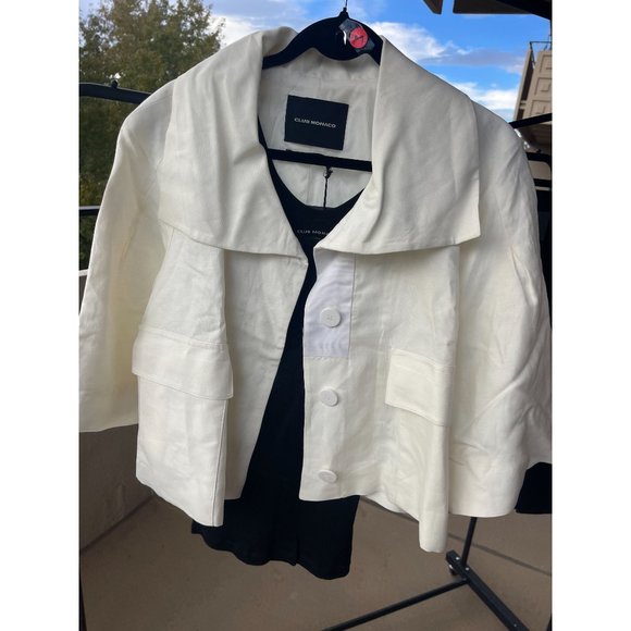 NWT Club Monaco White Morgan Jacket Size Medium - Picture 3 of 11